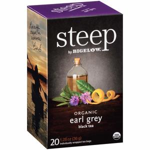 STEEP ORGANIC TEA EARL GREY (6BX/20)